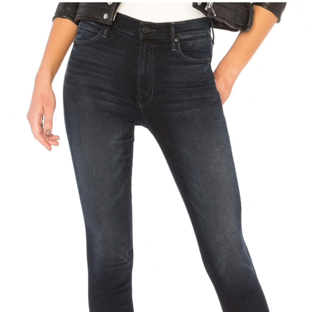 MOTHER The Stunner Zip Two Step Fray Jean
